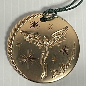 David Yurman 2025 Limited Edition Angel Medallion Ornament Yellow Gold